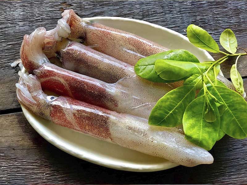 Cách mua hải sản tươi ngon - Cách chọn mực ngon ở Phan Thiết
