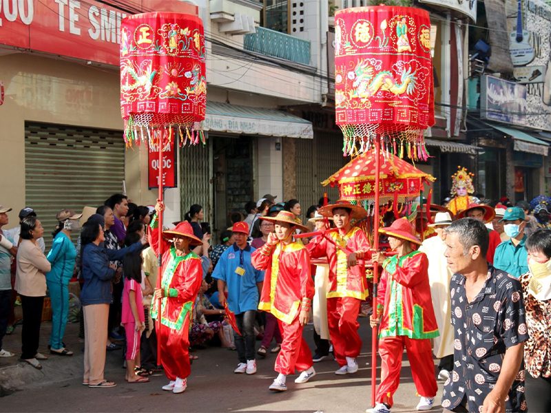 Quá trình diễn ra Lễ hội Nghinh Ông 