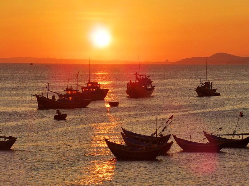 Vị trí và cách di chuyển đến Mũi Né tham quan làng chài:
