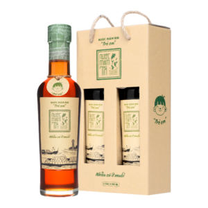 [Hộp 2 chai 250ml] Nước mắm Tĩn trẻ em cho bé ăn dặm 42N độ đạm nhiều cá ít muối kích thích vị giác