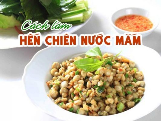 hến chiên nước mắm