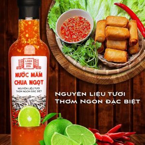 Nước mắm chua ngọt Làng Chài Xưa cao cấp nguyên liệu tươi