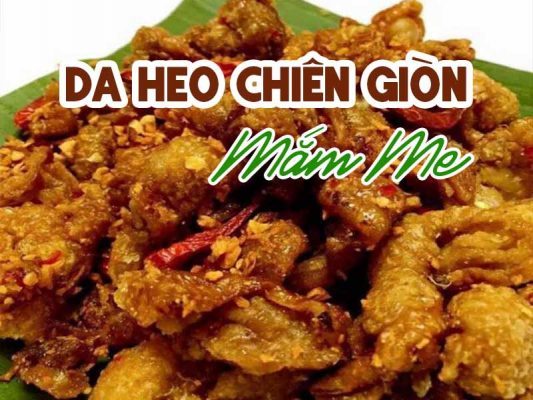 da heo chiên giòn mắm me