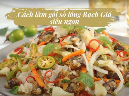 gỏi sò lông