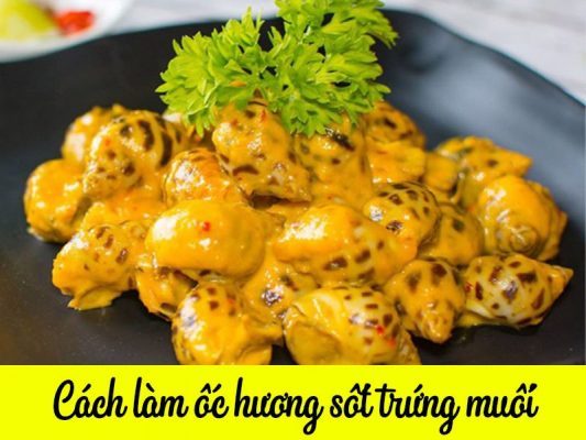 ốc hương sốt trứng muối