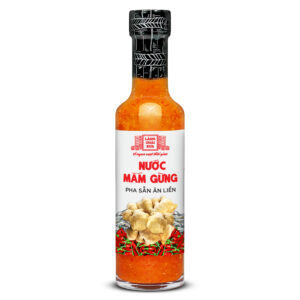 [Chai 300g] Nước mắm gừng pha sẵn Làng Chài Xưa cao cấp từ gừng tươi, tỏi, ớt xiêm tươi