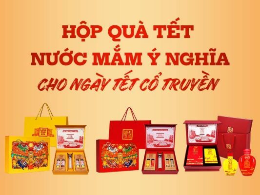 hộp quà tết nước mắm
