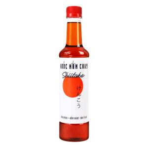 [Chai 525ml] Nước mắm chay cao cấp Shiitake ủ chượp từ nấm ngọt Shiitake, đậu nành và trái thơm