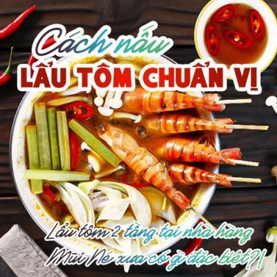 cách nấu lẩu tôm