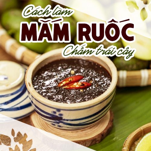 Cách xào mắm ruốc ăn trái cây đơn giản ai cũng có thể làm được - Đặc sản Làng Chài Xưa