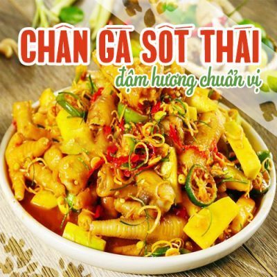 chân gà sốt thái