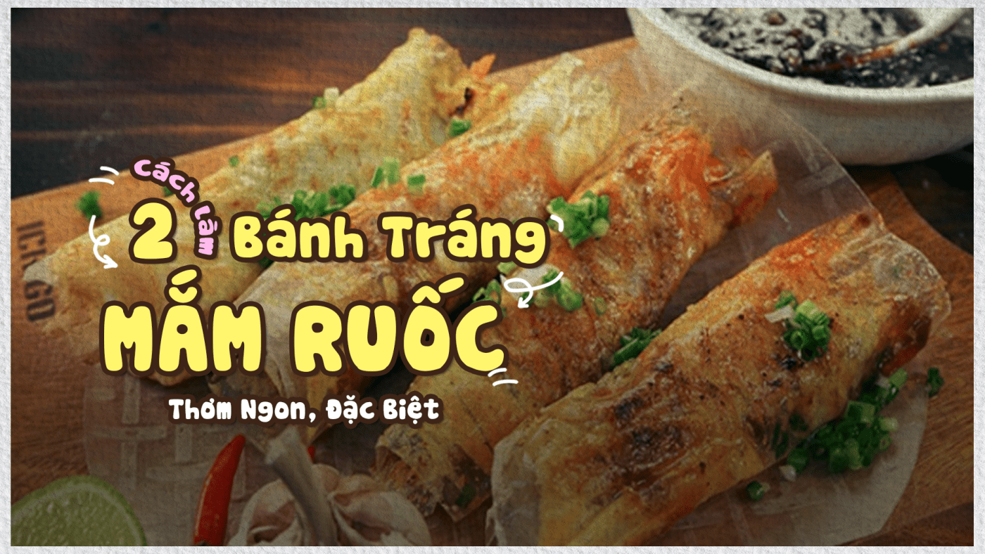 bánh tráng mắm ruốc