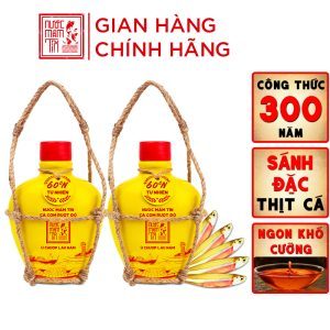 nước mắm tĩn cá cơm ruột đỏ