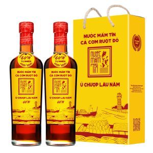 nước mắm tĩn cá cơm ruột đỏ
