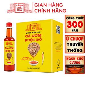 nước mắm nhỉ cá cơm ruột đỏ