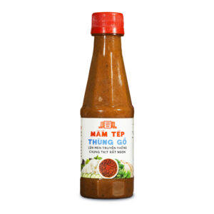 [Chai 260g] Mắm tép thùng gỗ Làng Chài Xưa chưng thịt rất ngon, lên men truyền thống