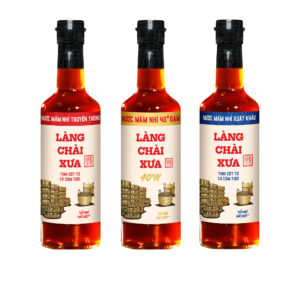 [Combo 3 chai 500ml] Nước mắm nhỉ Làng Chài Xưa nhãn xanh 10N nhãn đỏ 30N nhãn vàng 40N