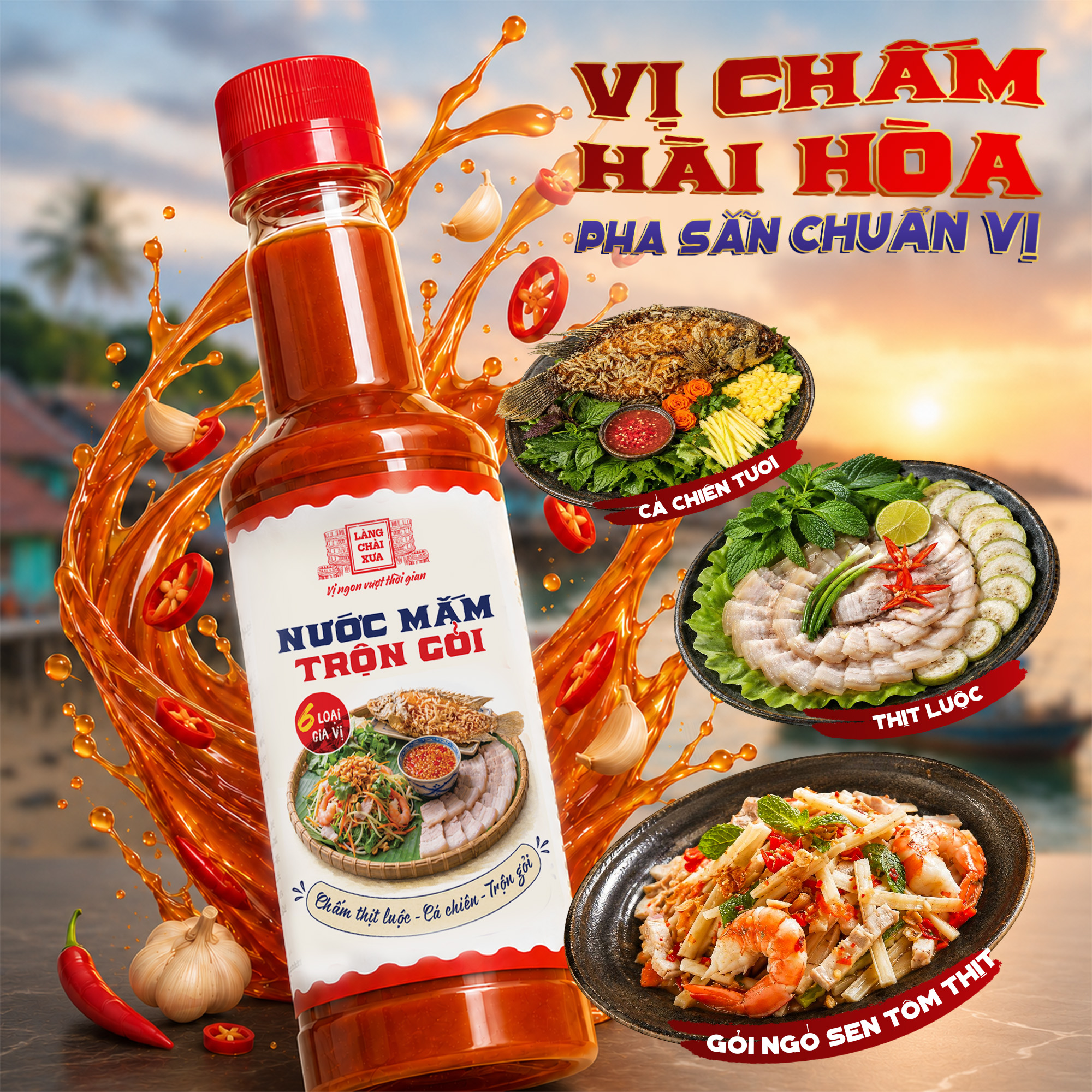 NƯỚC MẮM TRỘN GỎI